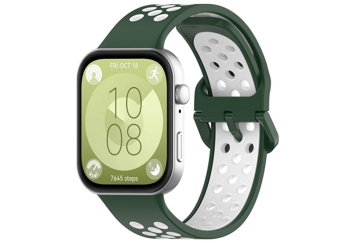 Wigento Smartwatch-Armband Für Huawei Watch Fit 4 / 4 Pro / 3 Two Color Silikon Sport Arm Band, Ersatz Austausch Silikon Sport Armband Wigento Smartwatch-Armband Für Huawei Watch Fit 4 / 4 Pro / 3 Two Color Silikon Sport Arm Band, Ersatz Austausch Silikon Sport Armband von Wigento