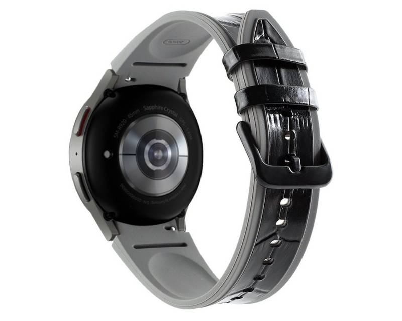 Wigento Smartwatch-Armband Für Samsung Galaxy Watch FE 6 5 4 Normal und Pro alle Größen Armband von Wigento
