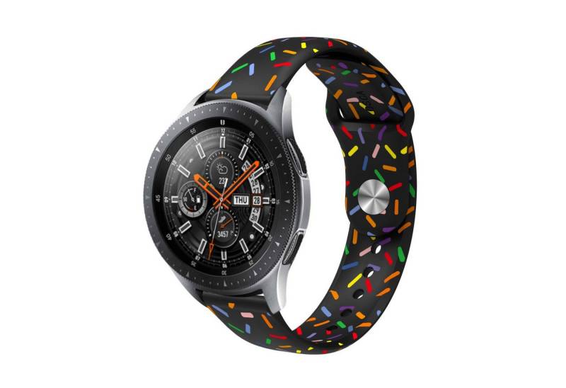 Wigento Smartwatch-Armband Für Samsung Galaxy Watch FE 6 5 4 Normal Pro Classic alle Größen Band von Wigento