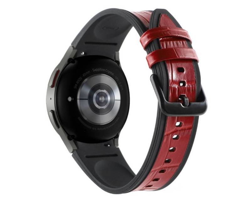 Wigento Smartwatch-Armband Für Samsung Galaxy Watch FE 6 5 4 Normal und Pro alle Größen Armband von Wigento