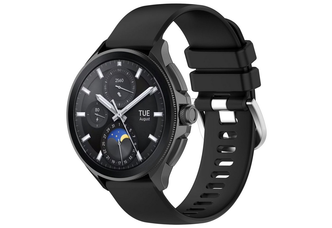 Wigento Smartwatch-Armband Für Xiaomi Watch S3 hochwertiges Silikon Ersatz Armband Schwarz Wigento Smartwatch-Armband Für Xiaomi Watch S3 hochwertiges Silikon Ersatz Armband Schwarz von Wigento