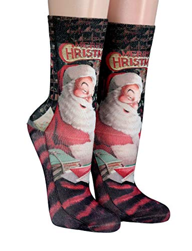 Wigglesteps Damen Söckchen, Longsocks Letters from North Pole, one Size 36-41 von Wigglesteps