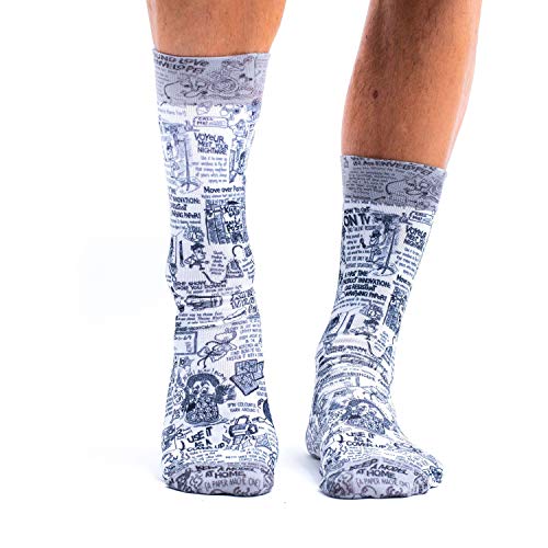 Wigglesteps Herren Socken 'B&W Comics', one Size (41-46) von Wigglesteps