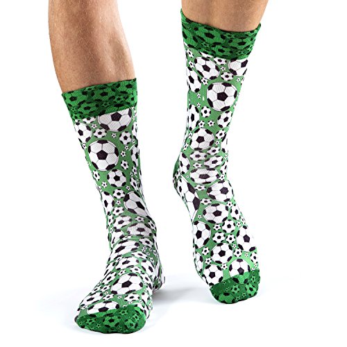 Wigglesteps Socken grün "Fußbälle" Gr. 41-46 von Wigglesteps