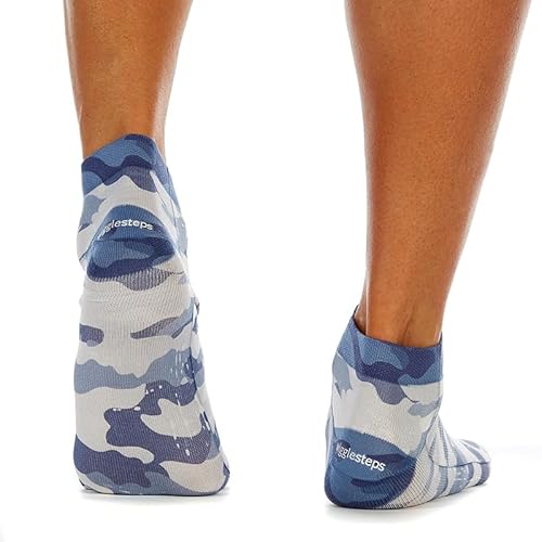 Wigglesteps | Men's Sneaker Socks | Blue Camo Collection | EU 41-46 (Blue) von Wigglesteps