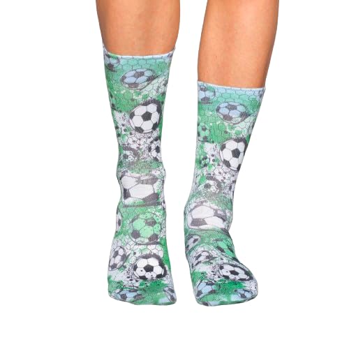 Wigglesteps | Men's Calf Length Socks | Goal-I Collection | EU 41-46 (Pigeon Blue) von Wigglesteps