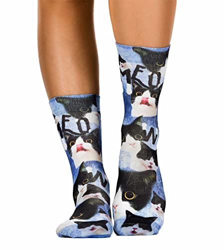 Wigglesteps | Women's Calf Length | Meow Jeans Collection | EU 36-40 (Light Blue) von Wigglesteps