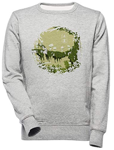 Kodamas - Prinzessin Mononoke Unisex Herren Damen Sweatshirt Grau Unisex Men's Women's Jumper von Wigoro