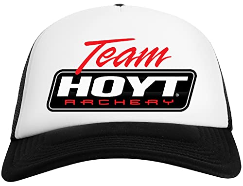 Team Hoyt Archery Logo Herren Damen Baseball Kappe Gittergewebe Zurück Mens Womens Cap Mesh Back von Wigoro
