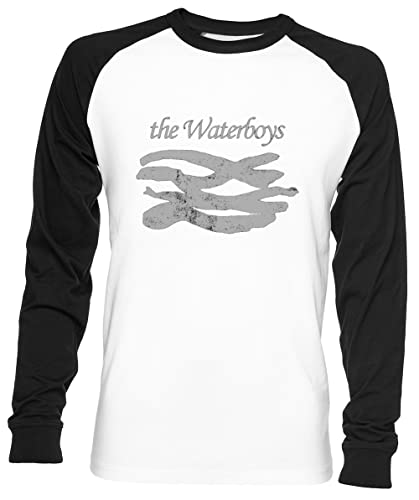 The Waterboys Unisex Herren Frau Baseball T-Shirt Weiß Unisex Baseball T-Shirt von Wigoro