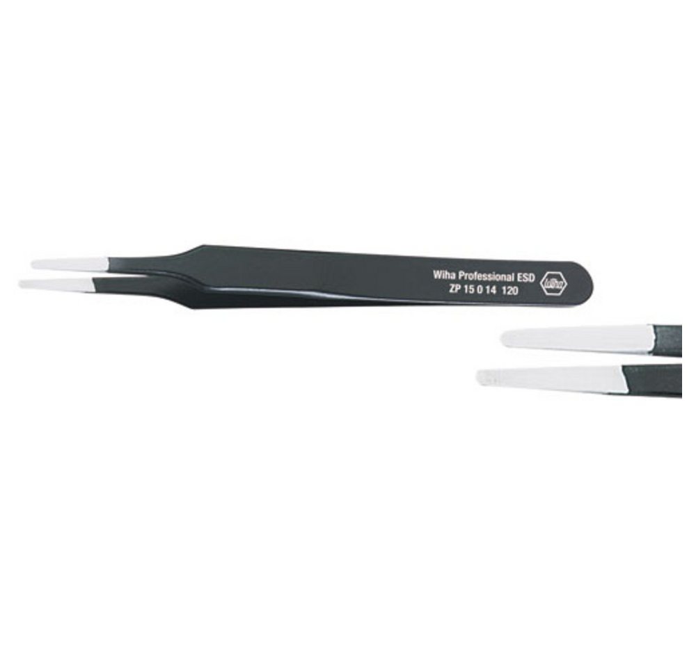 Wiha Pinzette Wiha 32329 Präzisionspinzette 2a Flach-rund 120 mm Wiha Pinzette Wiha 32329 Präzisionspinzette 2a Flach-rund 120 mm von Wiha