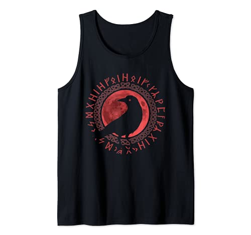 Wikinger Rabe - Krieger Runen Leif Erikson Viking Rabe Tank Top von Wikinger Geschenke aus Valhalla