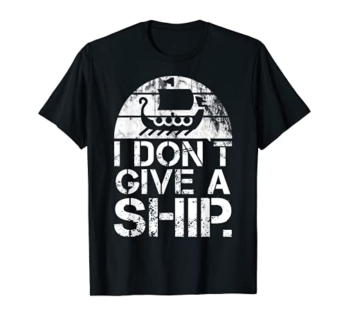 Herren Wikingerschiff Wikinger Kapitän Spruch Nordmänner Langschiff T-Shirt Herren Wikingerschiff Wikinger Kapitän Spruch Nordmänner Langschiff T-Shirt von Wikinger Geschenke für Männer Fun Humor Shop
