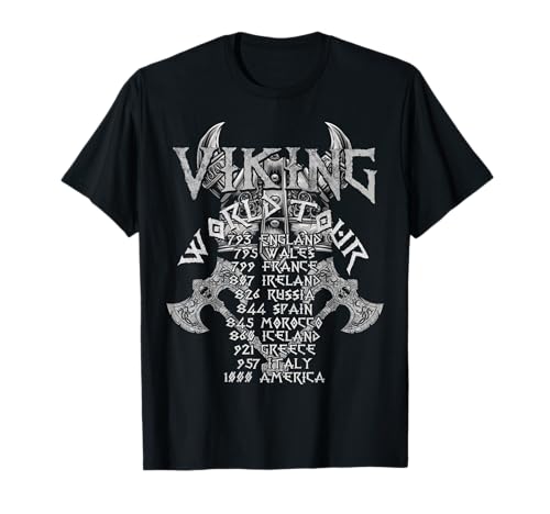 Wikinger Kleidung Herren Mythologie Nordmann T-Shirt Viking Theme Schwarz Klein V-Ausschnitt Kurzarm Wikinger Welttournee Viking World Tour Wikinger Kleidung Herren Mythologie Nordmann T-Shirt Viking Theme Schwarz Klein V-Ausschnitt Kurzarm Wikinger Welttournee Viking World Tour von Wikinger Kleidung Herren Mythologie Nordmann