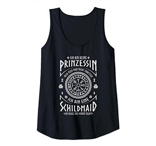 Damen Ich bin keine Prinzessin Ich bin eine Schildmaid - Wikinger Tank Top Damen Ich bin keine Prinzessin Ich bin eine Schildmaid - Wikinger Tank Top von Wikinger Krieger Geschenke