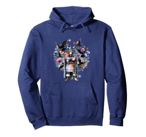 Normannen Wikinger Odin Raben Kinder Walhalla Pullover Hoodie Normannen Wikinger Odin Raben Kinder Walhalla Pullover Hoodie von Wikinger Mittelalter Frauen Männer