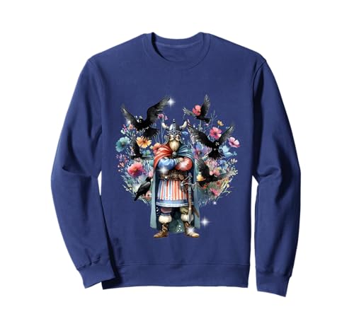 Normannen Wikinger Odin Raben Kinder Walhalla Sweatshirt Normannen Wikinger Odin Raben Kinder Walhalla Sweatshirt von Wikinger Mittelalter Frauen Männer