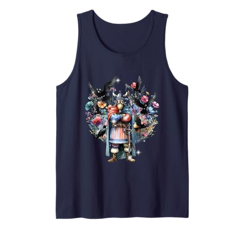 Normannen Wikinger Odin Raben Kinder Walhalla Tank Top Normannen Wikinger Odin Raben Kinder Walhalla Tank Top von Wikinger Mittelalter Frauen Männer