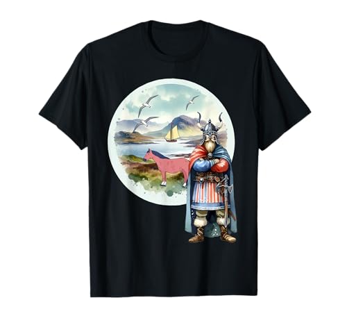 Wikinger Odin Heiden Walhalla Frau Mittelalter Mann Kinder T-Shirt von Wikinger Mittelalter Frauen Männer