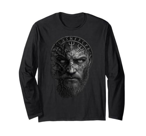 Wikinger T-Shirt Krieger Odin Vikings Thor Asgard Herren Langarmshirt Wikinger T-Shirt Krieger Odin Vikings Thor Asgard Herren Langarmshirt von Wikinger Outfits Herren & Damen Shop