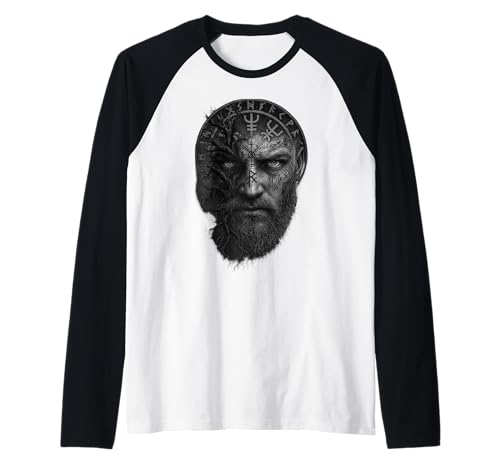 Wikinger T-Shirt Krieger Odin Vikings Thor Asgard Herren Raglan Wikinger T-Shirt Krieger Odin Vikings Thor Asgard Herren Raglan von Wikinger Outfits Herren & Damen Shop