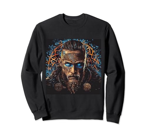 Wikinger T-Shirt Krieger Odin Vikings Thor Asgard Herren Sweatshirt Wikinger T-Shirt Krieger Odin Vikings Thor Asgard Herren Sweatshirt von Wikinger Skull Runen Nordmann Kelten Valhalla