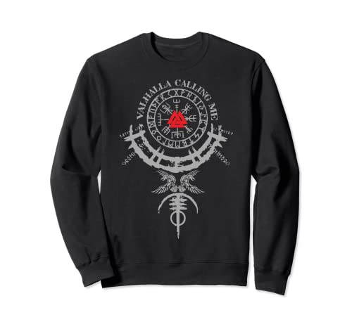 Valhalla T-Shirt Wikinger Symbol Wikinger Rune Herren Damen Sweatshirt von Wikinger Store IBK
