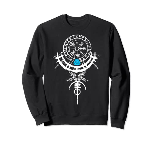 Wikinger Shirt Vikings Vegvisir Wikinger Valhalla Herren Sweatshirt von Wikinger Store IBK