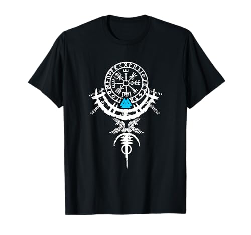 Wikinger Shirt Vikings Vegvisir Wikinger Valhalla Herren T-Shirt von Wikinger Store IBK