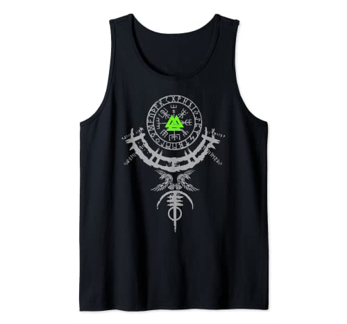 Wikinger T-Shirt Walhalla Wikinger Valhalla Herren Damen Tank Top von Wikinger Store IBK