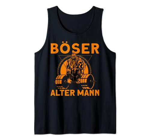 Herren Böser Alter Mann Old School Bodybuilding - Kreuzheben Tank Top Herren Böser Alter Mann Old School Bodybuilding - Kreuzheben Tank Top von Wikinger Weightlifting Powerlifting Outfit