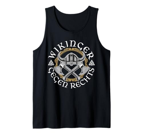 Herren Wikinger Gegen Rechts Statement Design Tank Top Herren Wikinger Gegen Rechts Statement Design Tank Top von Wikinger gegen Rechte Vereinnahmung