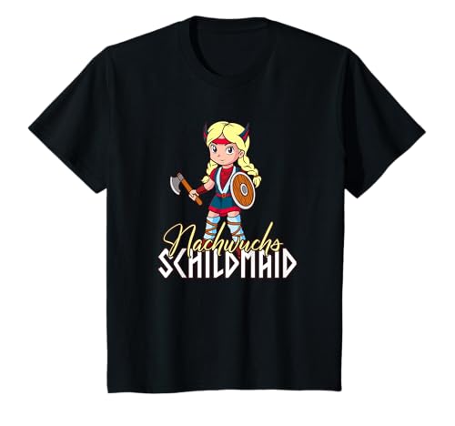 Wikinger Kriegerin Mädchen - Nachwuchs Schildmaid T-Shirt Wikinger Kriegerin Mädchen - Nachwuchs Schildmaid T-Shirt von Wikinger und Germanen Kleidung für Kinder