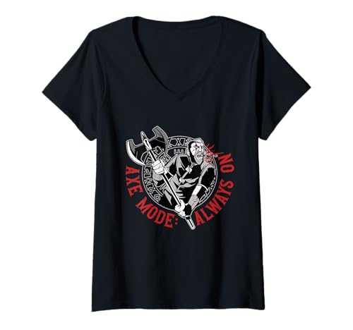 Damen Wikinger Heidnische Kultur Axe Mode Always On T-Shirt mit V-Ausschnitt Damen Wikinger Heidnische Kultur Axe Mode Always On T-Shirt mit V-Ausschnitt von Wikingermythologie Heidnische Nordische Mythologie