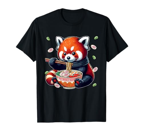 Roter Panda isst Ramen Kostüm Japan Nudel Food Lover Kinder T-Shirt Roter Panda isst Ramen Kostüm Japan Nudel Food Lover Kinder T-Shirt von Wild Animal Vacations Costume