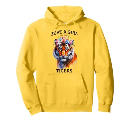Nur EIN Mädchen, das Tiger, Frauen, Zootiere, Leoparden liebt Pullover Hoodie Nur EIN Mädchen, das Tiger, Frauen, Zootiere, Leoparden liebt Pullover Hoodie von Wild Big Cats Birthday Party Safari Animal Outfits