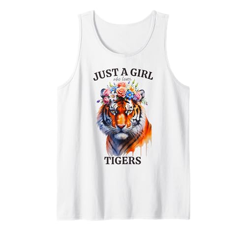 Nur EIN Mädchen, das Tiger, Frauen, Zootiere, Leoparden liebt Tank Top Nur EIN Mädchen, das Tiger, Frauen, Zootiere, Leoparden liebt Tank Top von Wild Big Cats Birthday Party Safari Animal Outfits