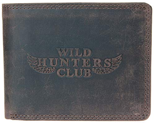 Starkes echtes Leder Geldbörse Wild Hunters Club Ganzes aus starkem Rindsleder von Wild Hunters Club