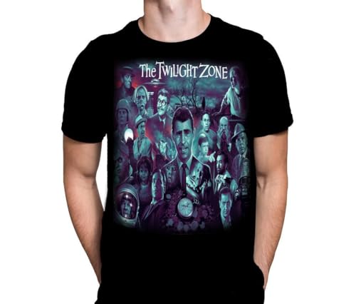 WSH - Twilight Zone - Sci-Fi Pyscho Film Fan Merchandise Herren Schwarz T-Shirt, Schwarz , S WSH - Twilight Zone - Sci-Fi Pyscho Film Fan Merchandise Herren Schwarz T-Shirt, Schwarz , S von Wild Star Hearts