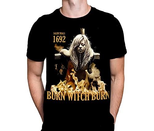 Wild Star Hearts Burn Witch Burn Herren T-Shirt Gothic Horror Halloween Fashion Rick Melton Filmposter T-Shirt, Schwarz , L Wild Star Hearts Burn Witch Burn Herren T-Shirt Gothic Horror Halloween Fashion Rick Melton Filmposter T-Shirt, Schwarz , L von Wild Star Hearts