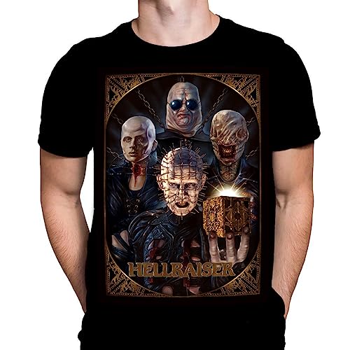 Wild Star Hearts Hellraiser Lemarchand's Box Herren-T-Shirt, Gothic, Horror, Halloween, Mode, Filmposter, Schwarz , L Wild Star Hearts Hellraiser Lemarchand's Box Herren-T-Shirt, Gothic, Horror, Halloween, Mode, Filmposter, Schwarz , L von Wild Star Hearts