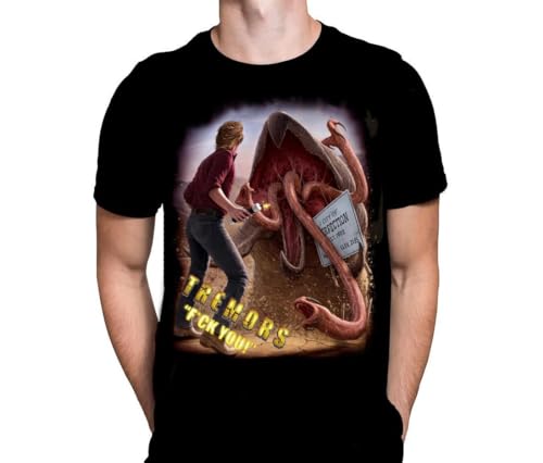 Wild Star Hearts WSH - Tremor - FYOU! - Horrorfilm Fanartikel Schwarz T-Shirt, Schwarz , 5XL Wild Star Hearts WSH - Tremor - FYOU! - Horrorfilm Fanartikel Schwarz T-Shirt, Schwarz , 5XL von Wild Star Hearts