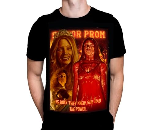 Wild Star Hearts WSH - The Power - Carrie Stephen King Classic Horror Halloween Film Fan Merchandise Herren Schwarz T-Shirt von Peter Panayis, Schwarz , L Wild Star Hearts WSH - The Power - Carrie Stephen King Classic Horror Halloween Film Fan Merchandise Herren Schwarz T-Shirt von Peter Panayis, Schwarz , L von Wild Star Hearts