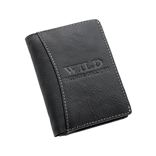 Wild Things Only Herren Geldbörse Portemonnaie Geldbeutel, Rindleder präsentiert von ZMOKA® von Wild Things Only !!! - präsentiert von ZMOKA