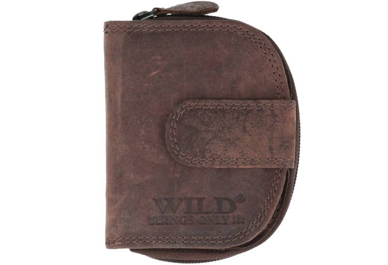 Wild Things Only !!! Geldbörse Gepäckspinne Spanngurt (Geldbeutel Mini, klein und handlich), aus echtem Leder von Wild Things Only !!!