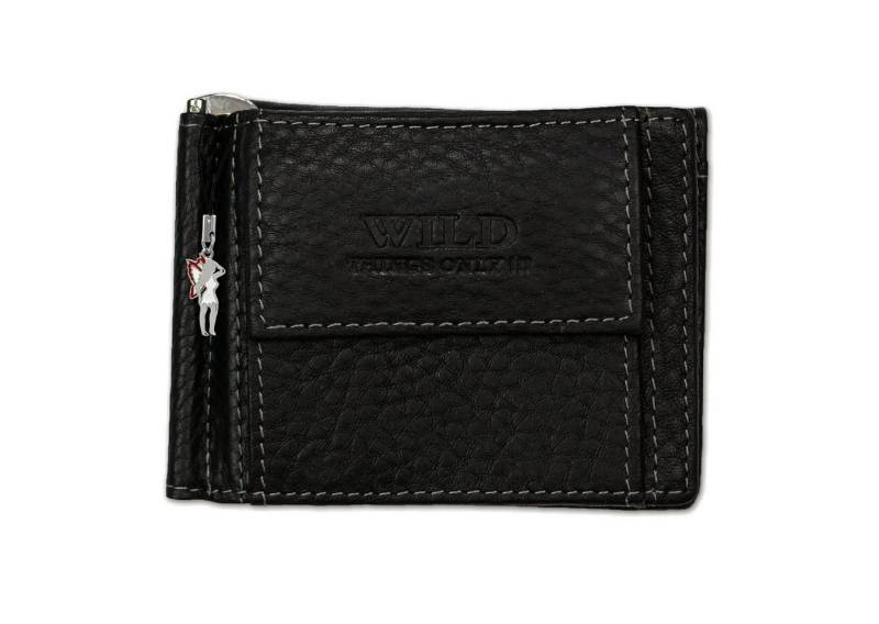 Wild Things Only !!! Geldbörse Wild Things Only Brieftasche RFID Blocker (Portemonnaie, Portemonnaie), Herren Portemonnaie Echtleder Größe ca. 11cm, schwarz von Wild Things Only !!!