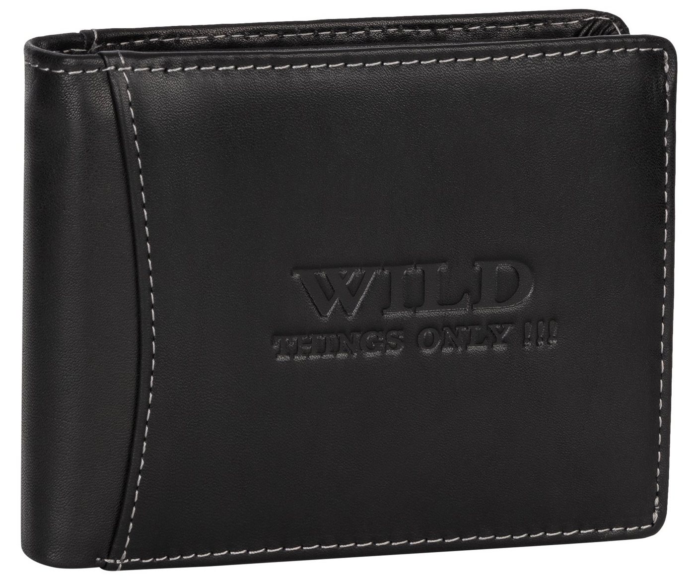 Wild Things Only !!! Geldbörse RFID echt Leder Portemonnaie Geldbörse Geldbeutel Herren Querformat, RFID Schutz Wild Things Only !!! Geldbörse RFID echt Leder Portemonnaie Geldbörse Geldbeutel Herren Querformat, RFID Schutz von Wild Things Only !!!
