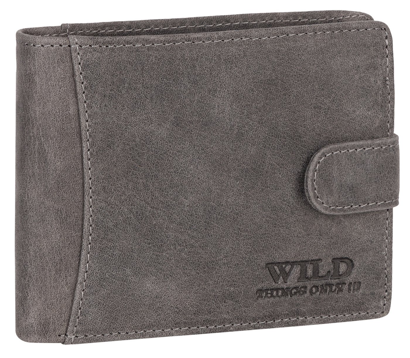Wild Things Only !!! Geldbörse RFID echt Leder Portemonnaie Geldbörse Riegelbörsel Herren Querformat, RFID Schutz Wild Things Only !!! Geldbörse RFID echt Leder Portemonnaie Geldbörse Riegelbörsel Herren Querformat, RFID Schutz von Wild Things Only !!!
