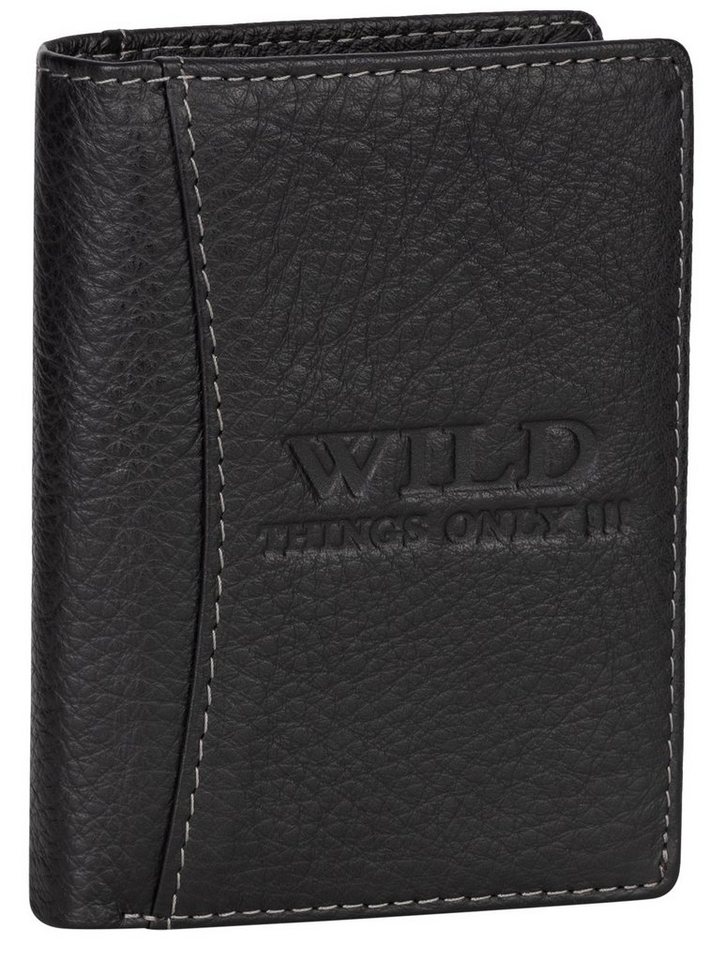 Wild Things Only !!! Geldbörse RFID echt Leder Portemonnaie Geldbörse Riegelbörsel Herren, RFID Schutz von Wild Things Only !!!