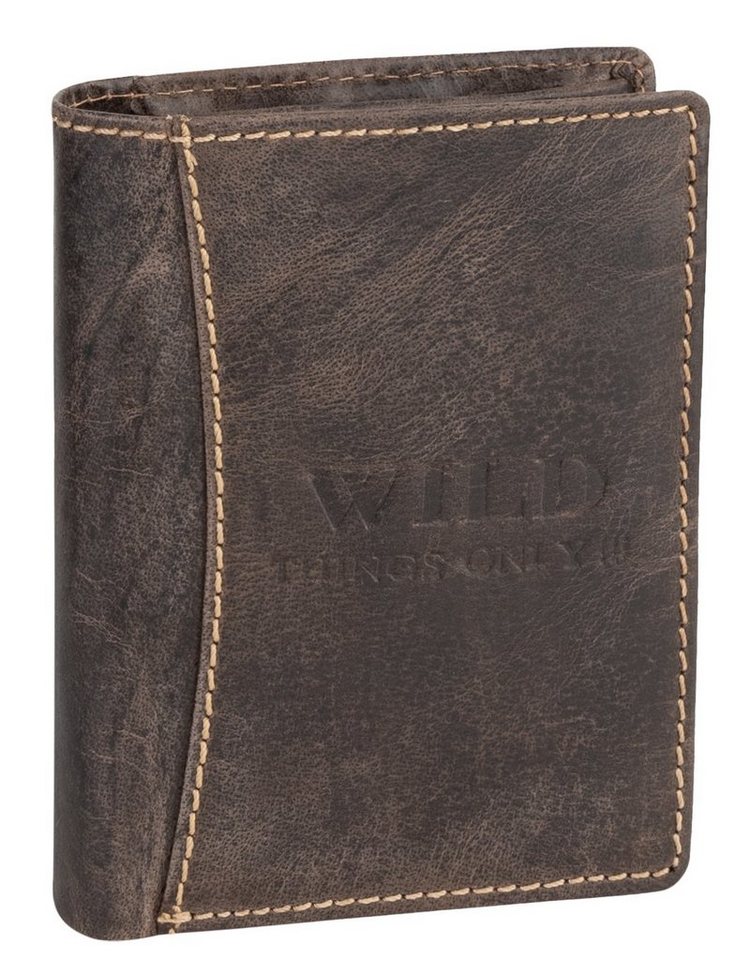 Wild Things Only !!! Geldbörse Wild Things Only !!! Leder Portemonnaie Geldbörse Herren Hochformat von Wild Things Only !!!